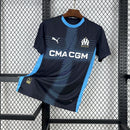 Camisa Olympique Marseille Away 2025/26 - Puma Torcedor Masculina - Azul/Branca