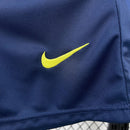 Conjunto Kit Infantil Atlético de Madrid Away 2025/26 - Nike Torcedor - Azul/Amarela