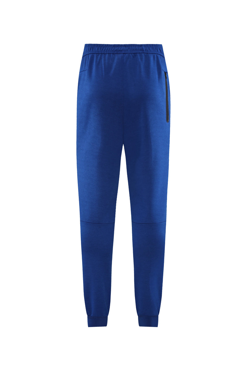 Kit Conjunto Nike Tech Fleece - Jaqueta e Calça- Azul/Branca