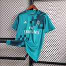 Camisa Pronta Entrega Real Madrid Third 2017/18 - Adidas Retrô Masculina - Azul