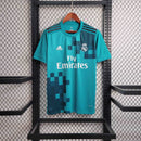 Camisa Pronta Entrega Real Madrid Third 2017/18 - Adidas Retrô Masculina - Azul