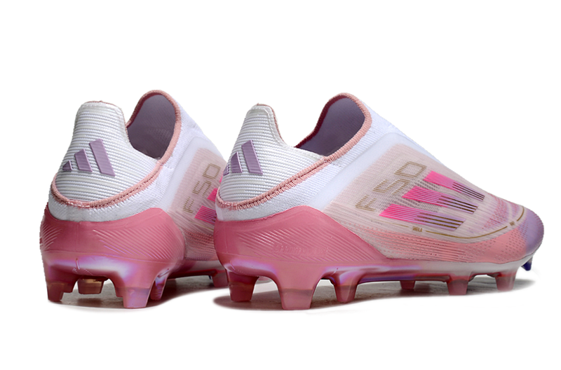 Chuteira F50 - Adidas Yamal FG - Bege/Rosa