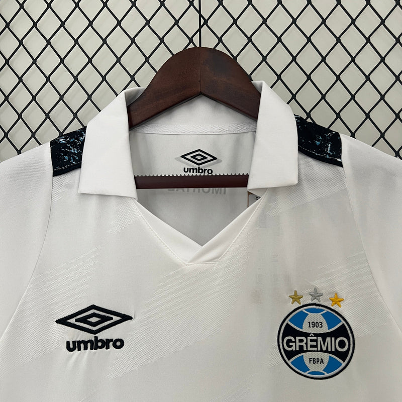 Camisa Grêmio Away 2024/25 - Umbro Torcedor Masculina - Branca/Azul