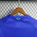 Camisa Pronta Entrega Seleção Brasil Away 2022/23 - Nike Torcedor Masculina - Azul/Verde