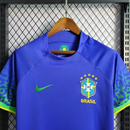 Camisa Pronta Entrega Seleção Brasil Away 2022/23 - Nike Torcedor Masculina - Azul/Verde