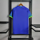 Camisa Pronta Entrega Seleção Brasil Away 2022/23 - Nike Torcedor Masculina - Azul/Verde