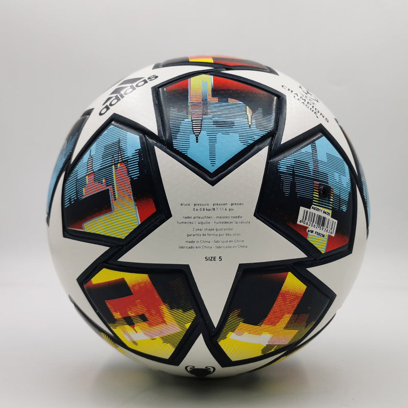 Bola Society UEFA Champions League 2022/23 - Adidas - Amarela/Azul