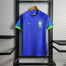 Camisa Pronta Entrega Seleção Brasil Away 2022/23 - Nike Torcedor Masculina - Azul/Verde