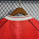 Camisa Manchester United Home 1990/92 - Adidas Retrô Masculina - Vermelha/Branca