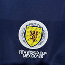Camisa Seleção Escócia Home 1987/88 - Umbro Retrô Masculina - Azul/Branca