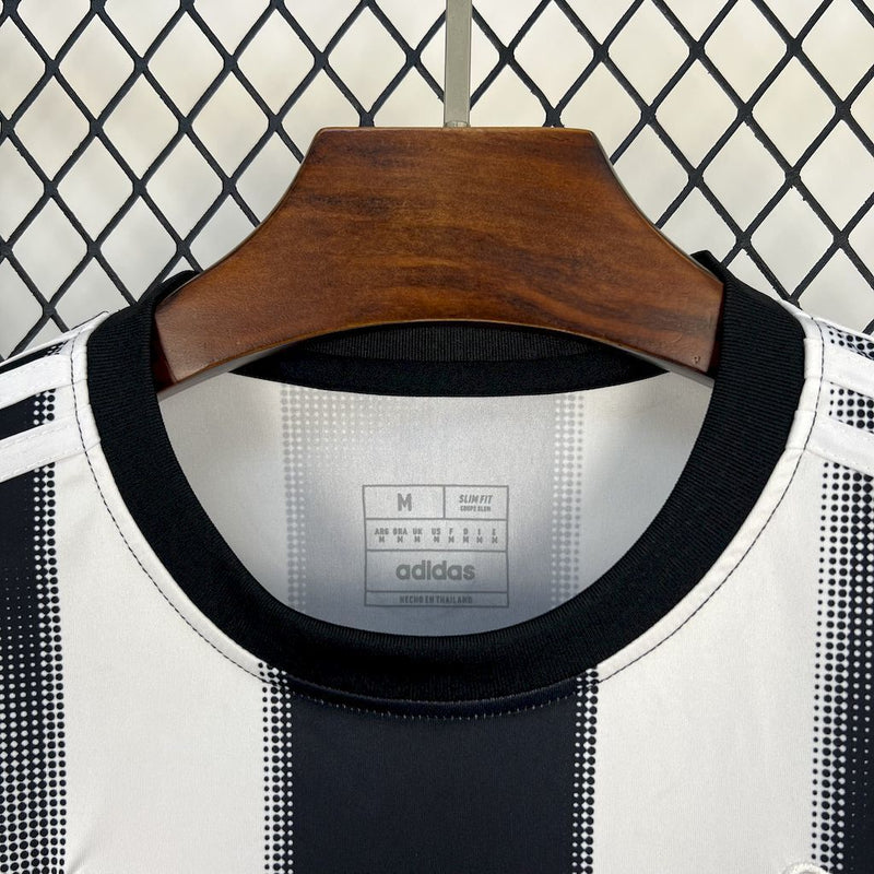 Camisa NewCastle Home 2025/26 - Adidas Torcedor Masculina - Preta/Branca