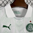 Conjunto Kit Infantil Palmeiras Away 2025/26 - Puma Torcedor - Branca/Verde