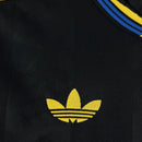 Camisa Pronta Entrega Manchester United 2025/26 - Adidas Torcedor Masculina - Preta/Amarela