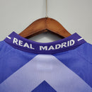 Camisa Real Madrid Away 1996/97 - Kelme Retrô Masculina - Roxa/Branca