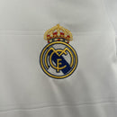 Conjunto Kit Infantil Real Madrid Home 2013/14 - Adidas Retrô - Branca/Laranja
