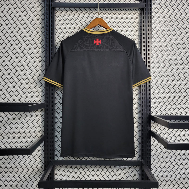 Camisa Vasco Especial 2022/23 - Kappa Torcedor Masculina - Preta/Dourada