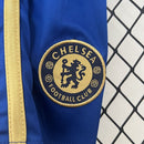 Conjunto Kit Infantil Chelsea Home 2012/13 - Adidas Retrô - Azul/Dourada