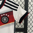 Conjunto Kit Infantil Seleção Alemanha Home 2014/15 - Adidas Retrô - Branca/Vermelha