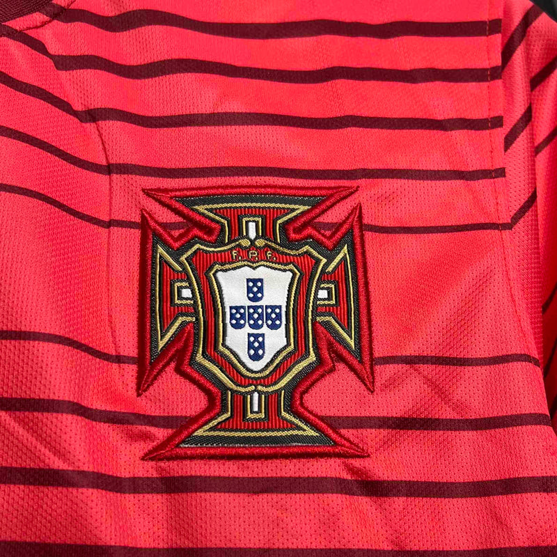 Camisa Seleção Portugal Home 2014/15 - Nike Retrô Masculina - Vermelha/Verde