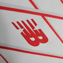 Camisa Red Bull Bragantino Home 2023/24 - New Balace Torcedor Masculina - Branca/Vermelha