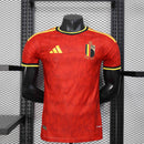 Camisa Seleção Bélgica Home 2026/27 - Adidas Jogador Masculina - Vermelha/Amarela