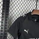 Conjunto Kit Infantil Manchester City Away 2025/26 - Puma Torcedor - Preta/Prata