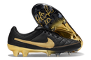 Chuteira Campo Nike Tiempo Legend - Preta/Dourada