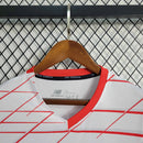 Camisa Red Bull Bragantino Home 2023/24 - New Balace Torcedor Masculina - Branca/Vermelha