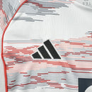 Conjunto Kit Infantil Bayern de Munique Away 2025/26 - Adidas Torcedor - Branca/Vermelha