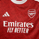 Conjunto Kit Infantil Arsenal Home 2025/26 - Adidas Torcedor - Vermelha/Branca