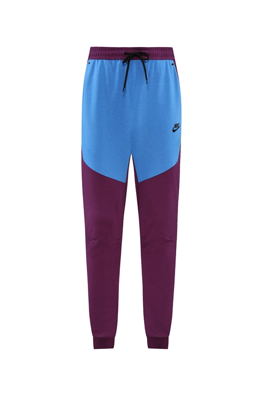 Kit Conjunto Nike Tech Fleece - Jaqueta e Calça- Bordo/Azul