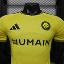 Camisa Al-Nassr Home 2026/27 - Adidas Jogador Masculina - Amarela/Azul