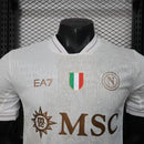 Camisa Napoli Away 2025/26 - EA7 Jogador Masculina - Bege/Marrom