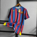 Camisa Pronta Entrega Barcelona Home 2005/06 - Nike Retrô Masculina - Vermelha/Azul + RONALDINHO N°10 + Frete Grátis