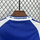 Conjunto Kit Infantil Cruzeiro Home 2025/26 - Adidas Torcedor - Azul/Branca