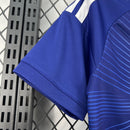 Conjunto Kit Infantil Seleção Japão Home 2026/27 - Adidas Torcedor - Azul/Branca