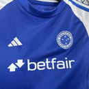 Conjunto Kit Infantil Cruzeiro Home 2025/26 - Adidas Torcedor - Azul/Branca