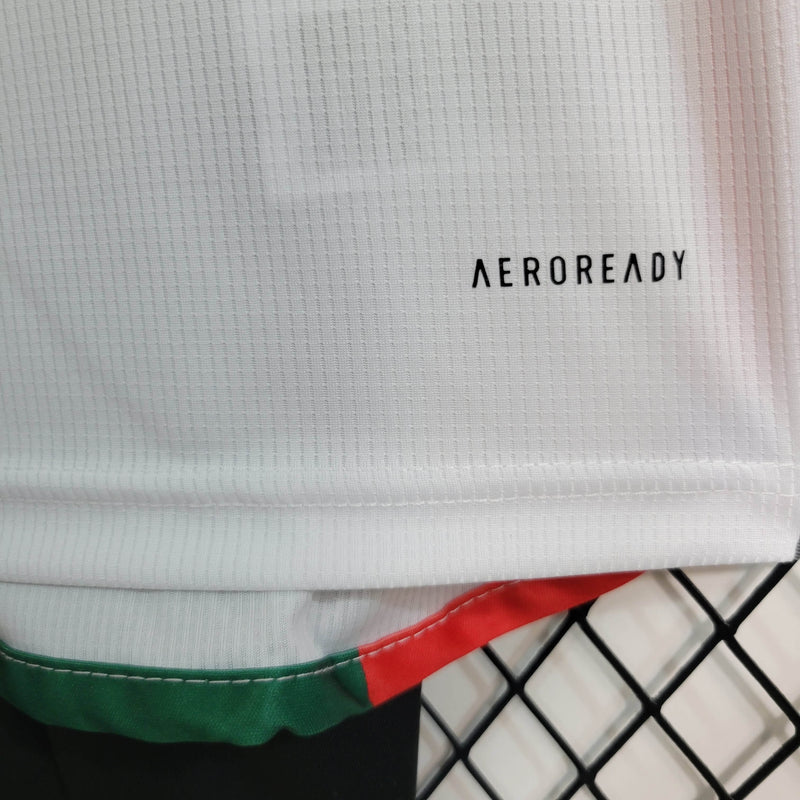 Kit Infantil Benfica Away 2023/24 - Adidas Torcedor - Branca