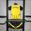 Conjunto Kit Infantil Borussia Dortmund Home 2024/25 - Puma Torcedor - Amarela/Preta