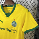 Conjunto Kit Infantil Palmeiras Third 2025/26 - Puma Torcedor - Amarela/Azul