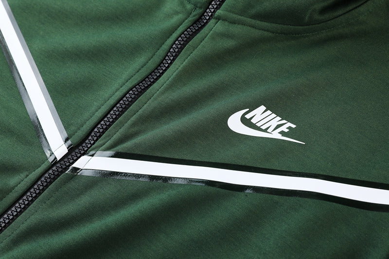 Kit Conjunto Nike Tech Fleece - Jaqueta e Calça- Verde