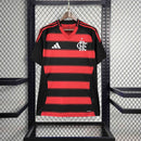 Camisa Pronta Entrega Flamengo Home 2025/26 - Adidas Torcedor Masculina - Vermelha/Preta