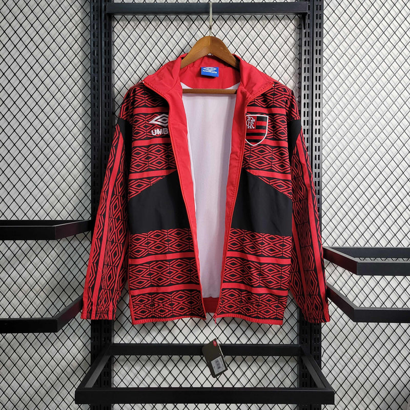 Jaqueta Corta Vento Flamengo Umbro - Vermelha/Preta