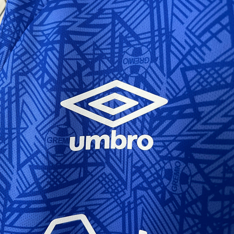 Camisa Grêmio Goleiro 2024/25 - Umbro Torcedor Masculina - Azul