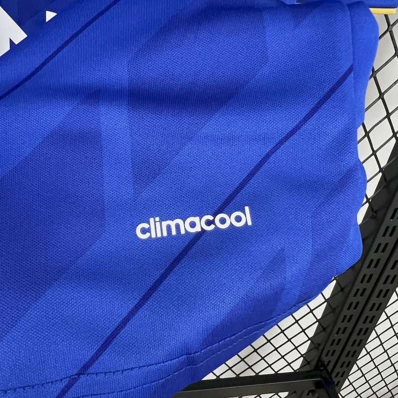 Camisa Leicester City Home 2018/19 - Adidas Retrô Masculina - Azul/Branca