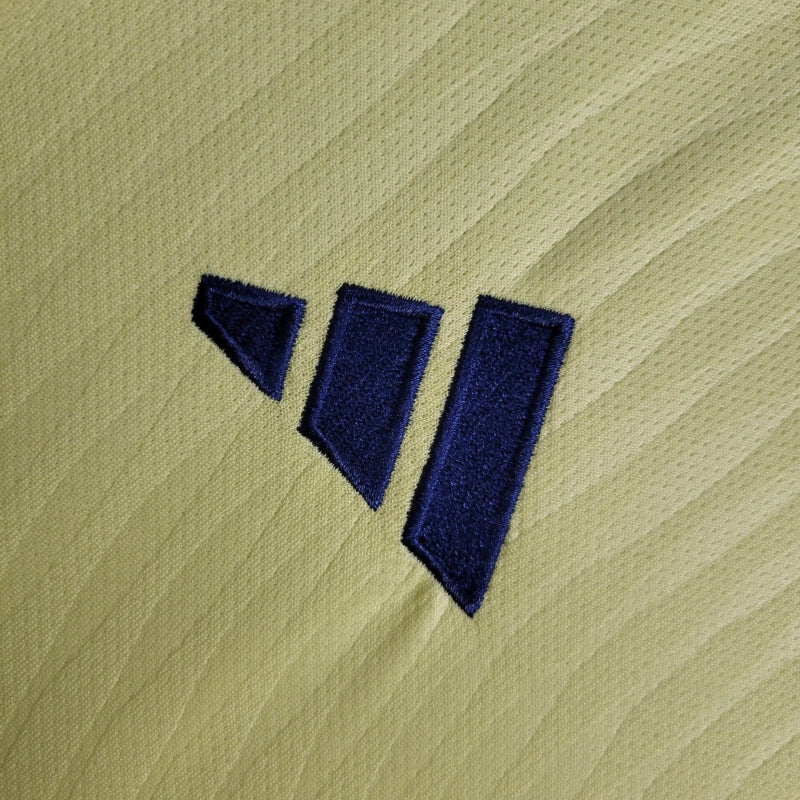 Camisa Seleção Suécia Home 2024/25 - Adidas Torcedor Masculina - Amarela/Azul