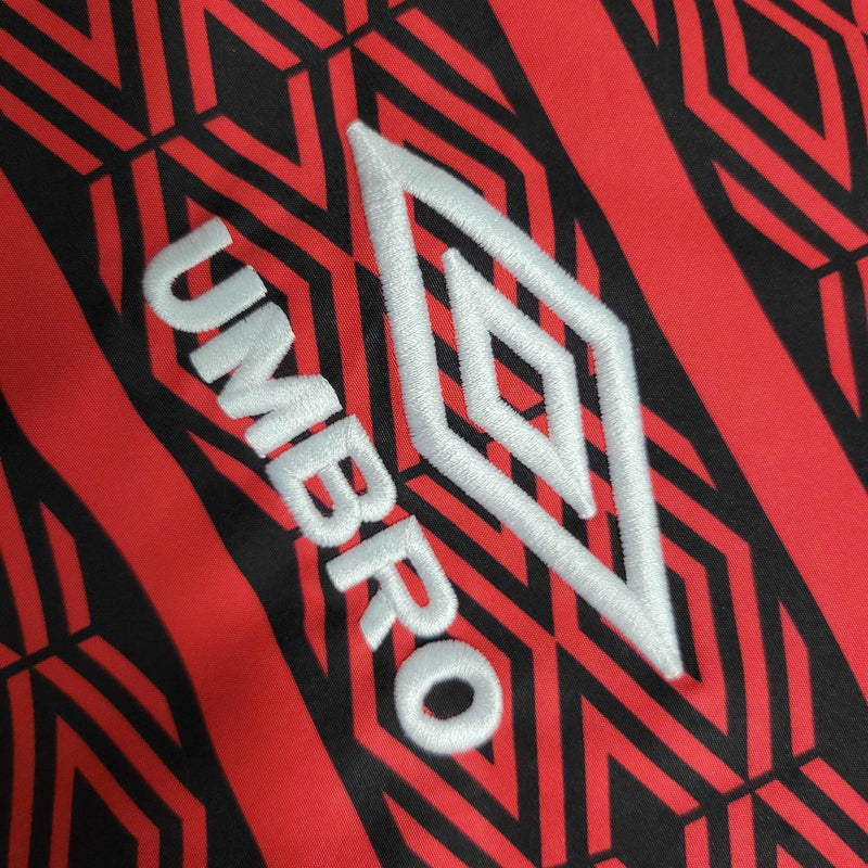 Jaqueta Corta Vento Flamengo Umbro - Vermelha/Preta