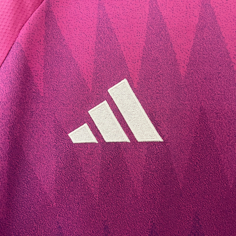 Camisa Seleção Alemanha Away 2024/25 - Adidas Torcedor Masculina - Rosa/Roxa
