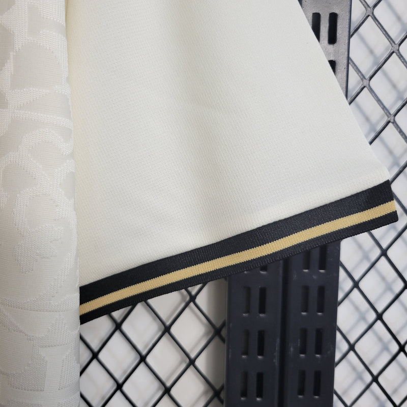 Creme Bege/Dourada-Kappa-Edição Especial lll-22/23-Vasco-Torcedor-Polo