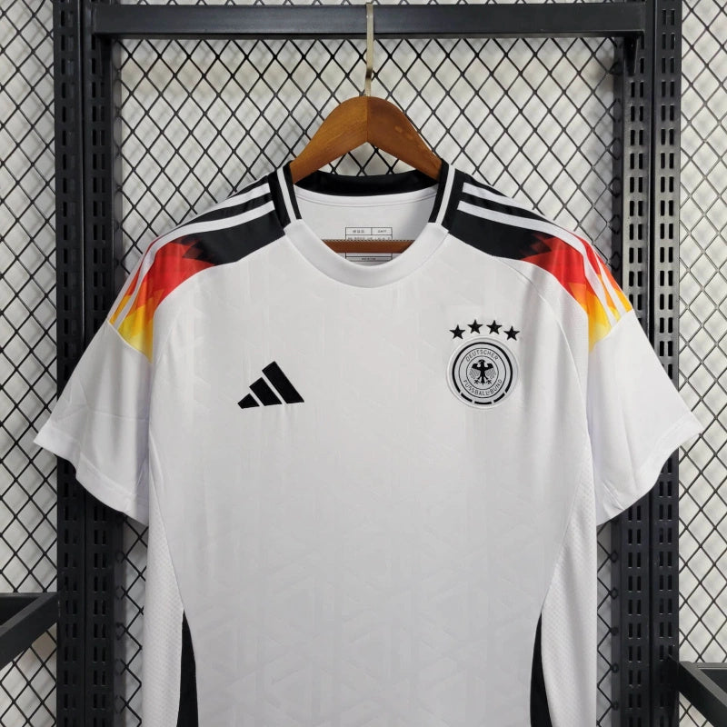 Camisa Seleção Alemanha Home 2024/25 - Adidas Torcedor Masculina - Branca/Preta
